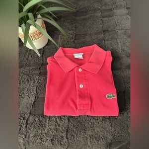 Lacoste men’s pink Polo Shirt